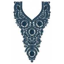 Latest Farasha Jalabiya Neck Embroidery Design 15338 Latest Farasha Jalabiya Neck Embroidery Design 15338