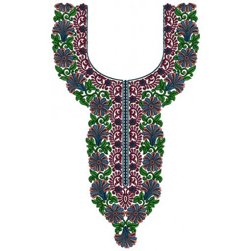 Indian Suit Neck Embroidery Design 15479 Indian Suit Neck Embroidery Design 15479