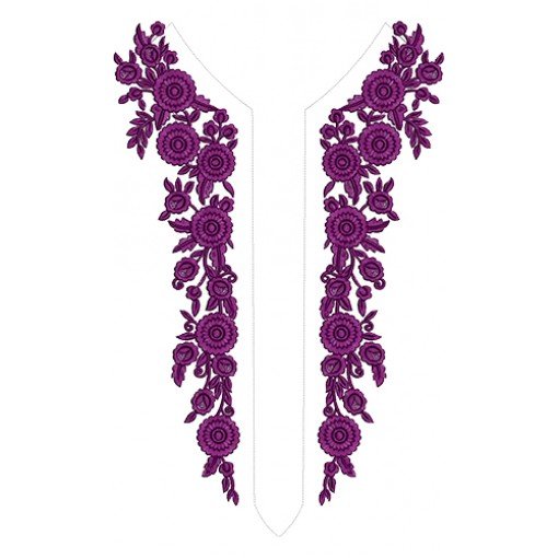 Arabic Women Neck Embroidery Design 15480 Arabic Women Neck Embroidery Design 15480