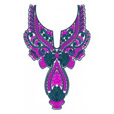 Pakistani Wedding Neck Embroidery Design 15487 Pakistani Wedding Neck Embroidery Design 15487