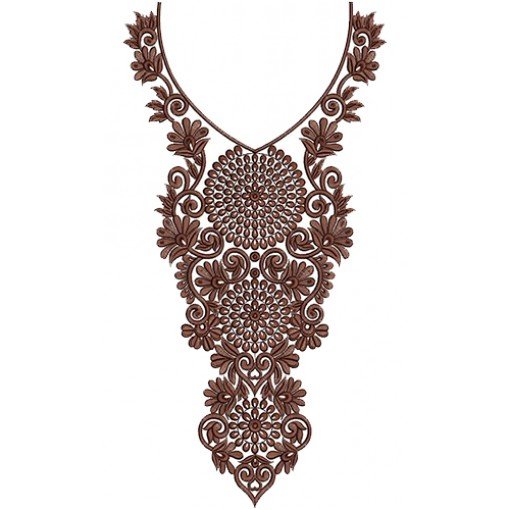 Lady Neck Embroidery 15494 Lady Neck Embroidery 15494