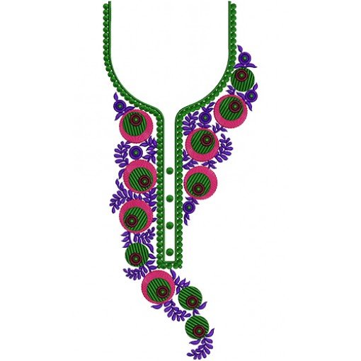 Neck Embroidery Design 15495