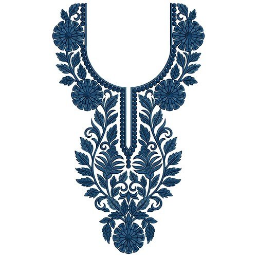 Royal Neck Embroidery Designs 15497
