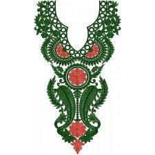 Wedding Embroidery Neck Design 15502 Wedding Embroidery Neck Design 15502
