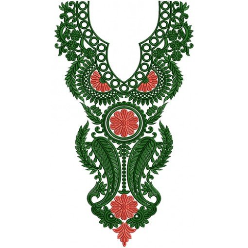Wedding Embroidery Neck Design 15502 Wedding Embroidery Neck Design 15502