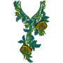 Fashion Women Neck Embroidery Design 15774