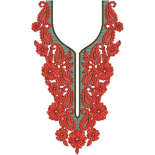 Popular Arabian Clothing Embroidery Design 15781
