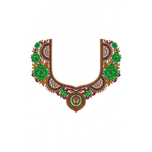 Pakistani Elegant Embroidery Neckline Design 15782 Pakistani Elegant Embroidery Neckline Design 15782