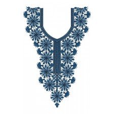 Dress Neck Embroidery Design 15784 Dress Neck Embroidery Design 15784