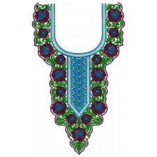 Fashion Neck Embroidery Design 15787 Fashion Neck Embroidery Design 15787