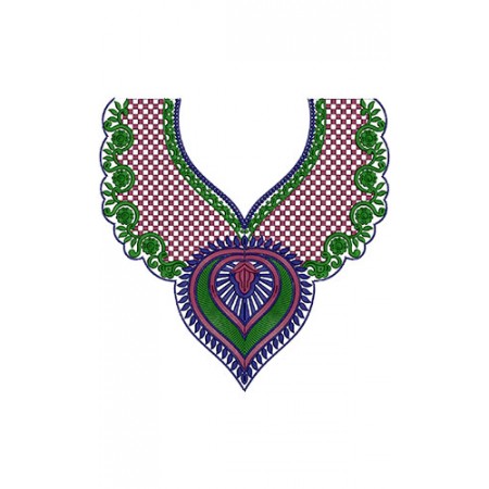 Latest Neck Embroidery Design 15812