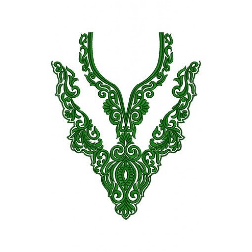 Neck Yoke Gala Embroidery Design 16047 Neck Yoke Gala Embroidery Design 16047