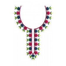 Silk Blouse Neck Design 16278 Silk Blouse Neck Design 16278