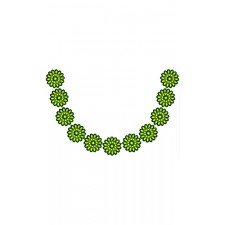 Flower Loop Neck Design 16483