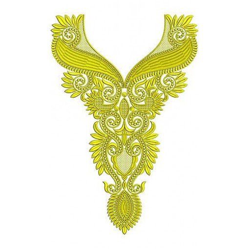 Jaipur Dress Neck Embroidery Design 16666