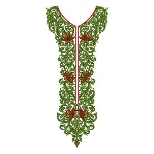Fancy kurti Neck Embroidery Design 16667