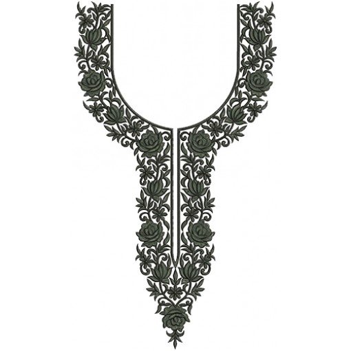 Beautiful Neck Embroidery 16895 Beautiful Neck Embroidery 16895