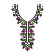 Neck Embroidery Design 16898 Neck Embroidery Design 16898