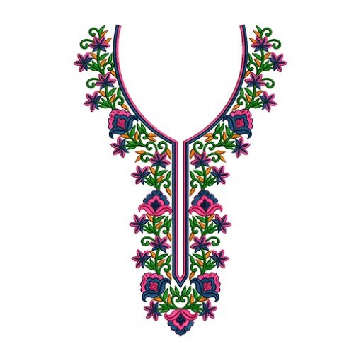 Neck Embroidery Design 16898 Neck Embroidery Design 16898