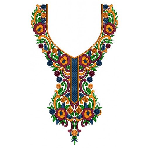 Boutique Style Neck Embroidery 16903 Boutique Style Neck Embroidery 16903