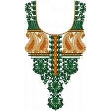 Kashmiri Neck Embroidery Design 16905