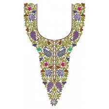 Bikaner Women's Dress Embroidery Design 17159