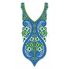 Latest Churidar Neck Embroidery Design 17161