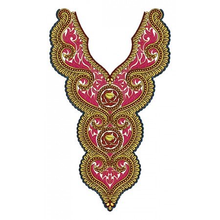 Traditional Bedouin Dress Embroidery Design