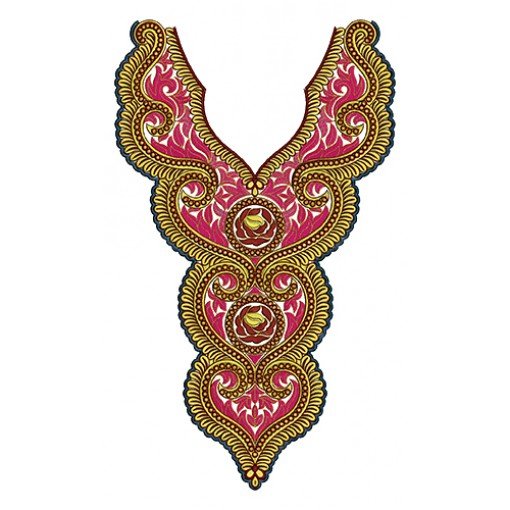 Traditional Bedouin Dress Embroidery Design
