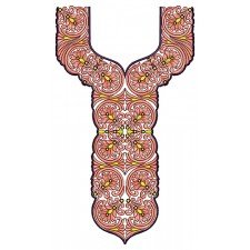 Wedding Dress Neck Embroidery Designs