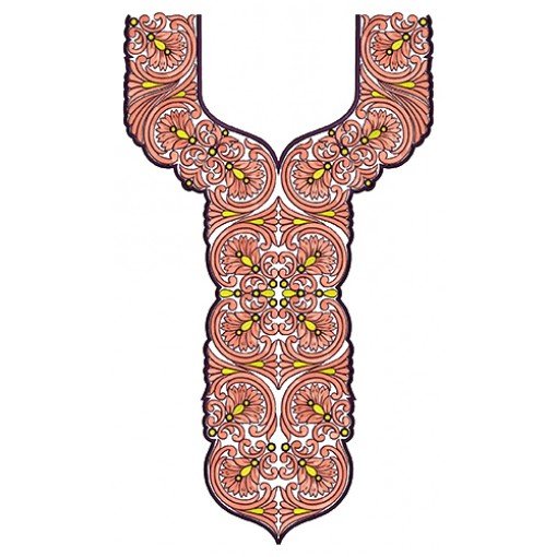 Wedding Dress Neck Embroidery Designs