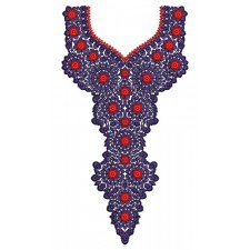 Konark Dance Dress Embroidery Design