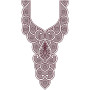 Georgette Long Kurta Embroidery Design