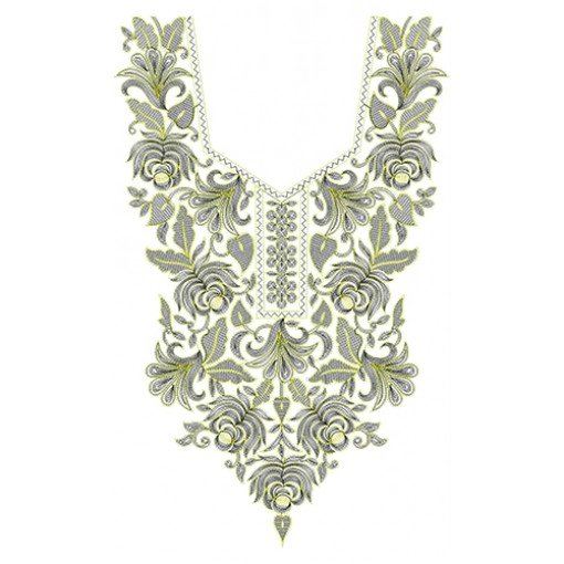 Chain Stitch Machine Embroidery Designs 17604