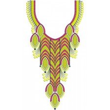 Turkish Evening Gowns Embroidery Neck Design
