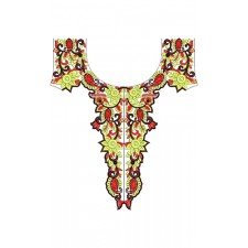 Woolen Jackets Embroidery Neck Design