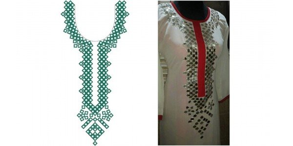 Top more than 163 simple thread work on kurti super hot