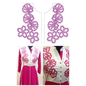 Kurti Neck Embroidery Designs