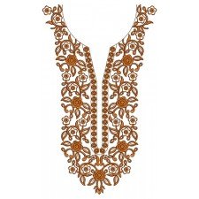 Indo Western Kurti Embroidery Neck Designs