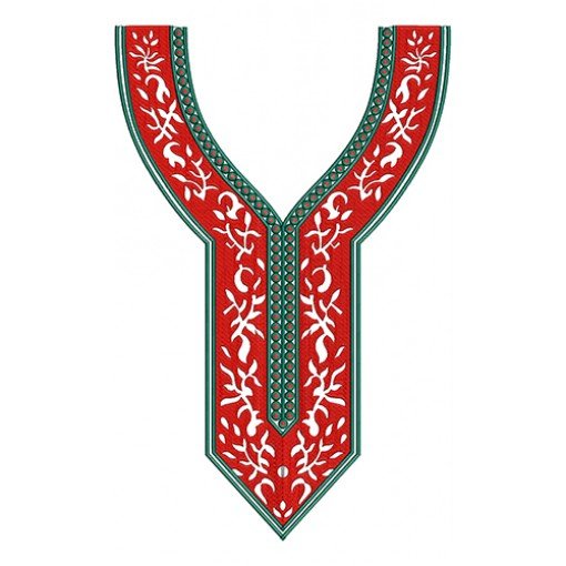 Sansa Dress Neck Embroidery Design