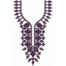 Karakou Dress Neck Embroidery Design
