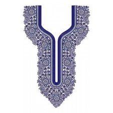 Designer Cotton Kurti Neck Embroidery