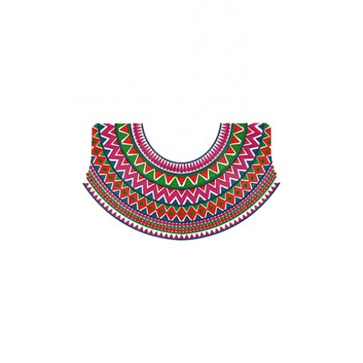Uzbekistan Women Clothing Embroidery Neck Design