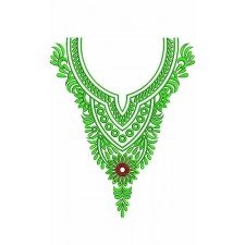 Striagth Salwar Dress Embroidery Design