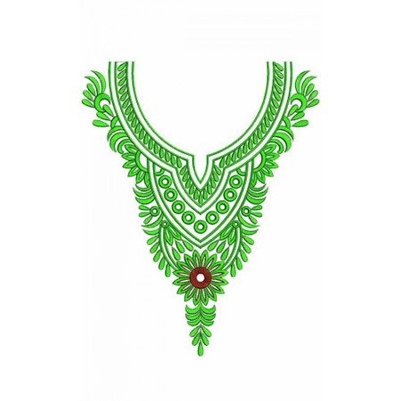 Striagth Salwar Dress Embroidery Design