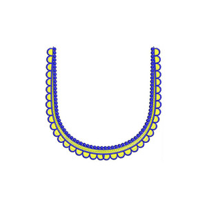 Sweet Neck Embroidery Design 18251