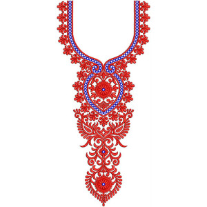 New Neck Embroidery Design 18264