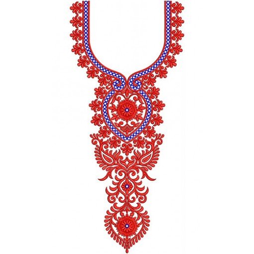 New Neck Embroidery Design 18264