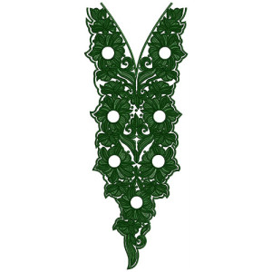 New Neck Embroidery Design 18324