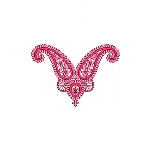 New Neck Embroidery Design 18658